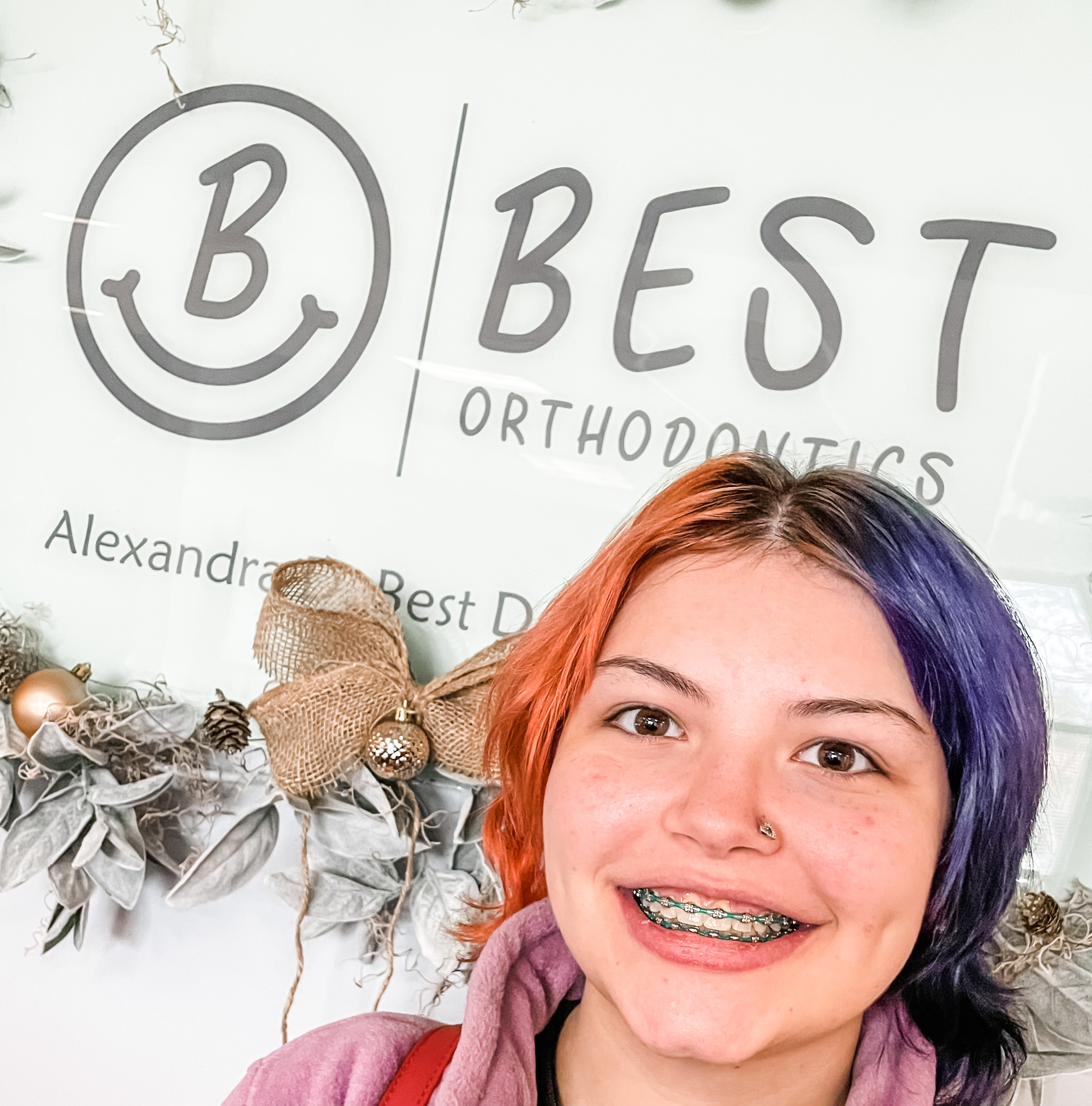 braces patient smiling